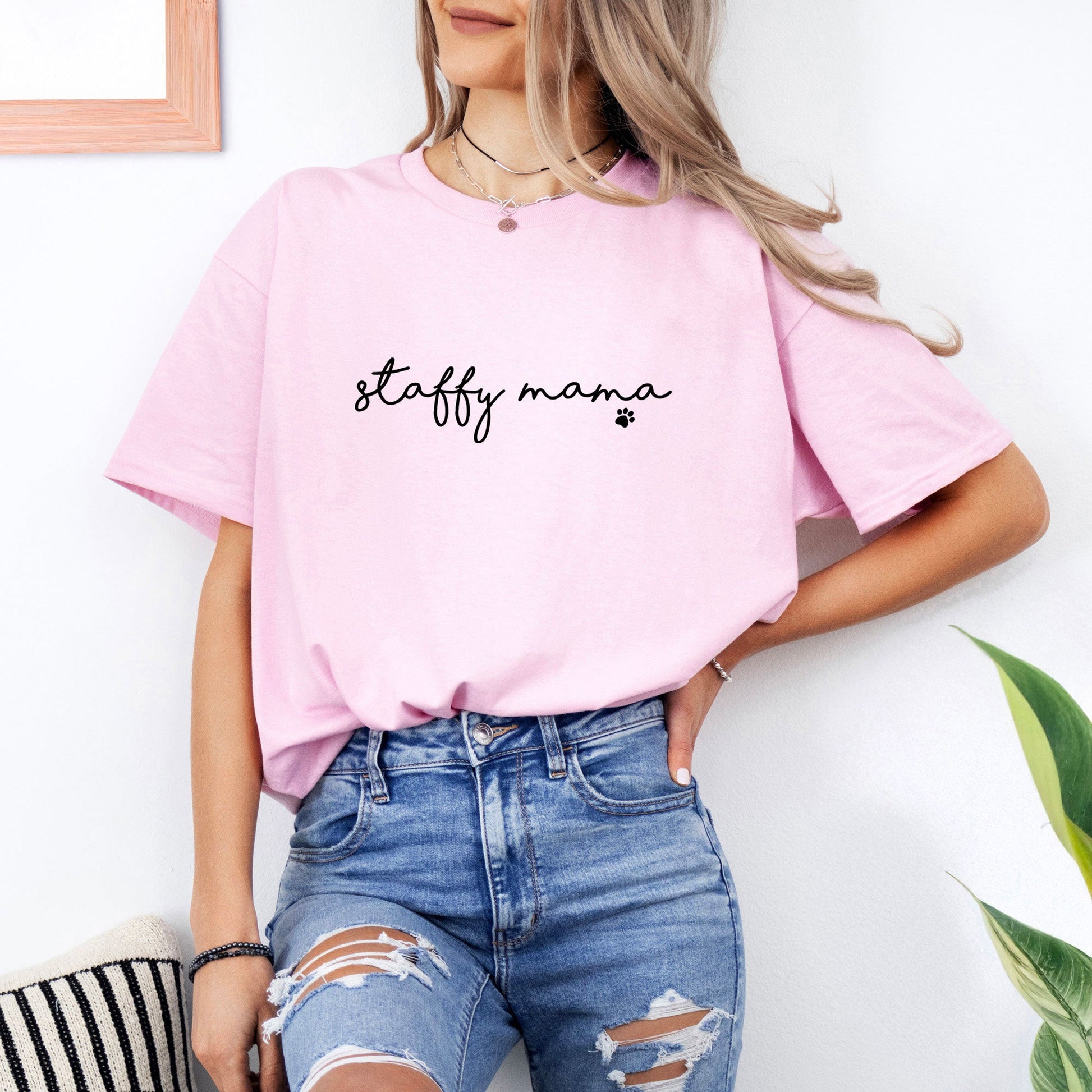 Staffy Mama Shirt - Hi Doggi