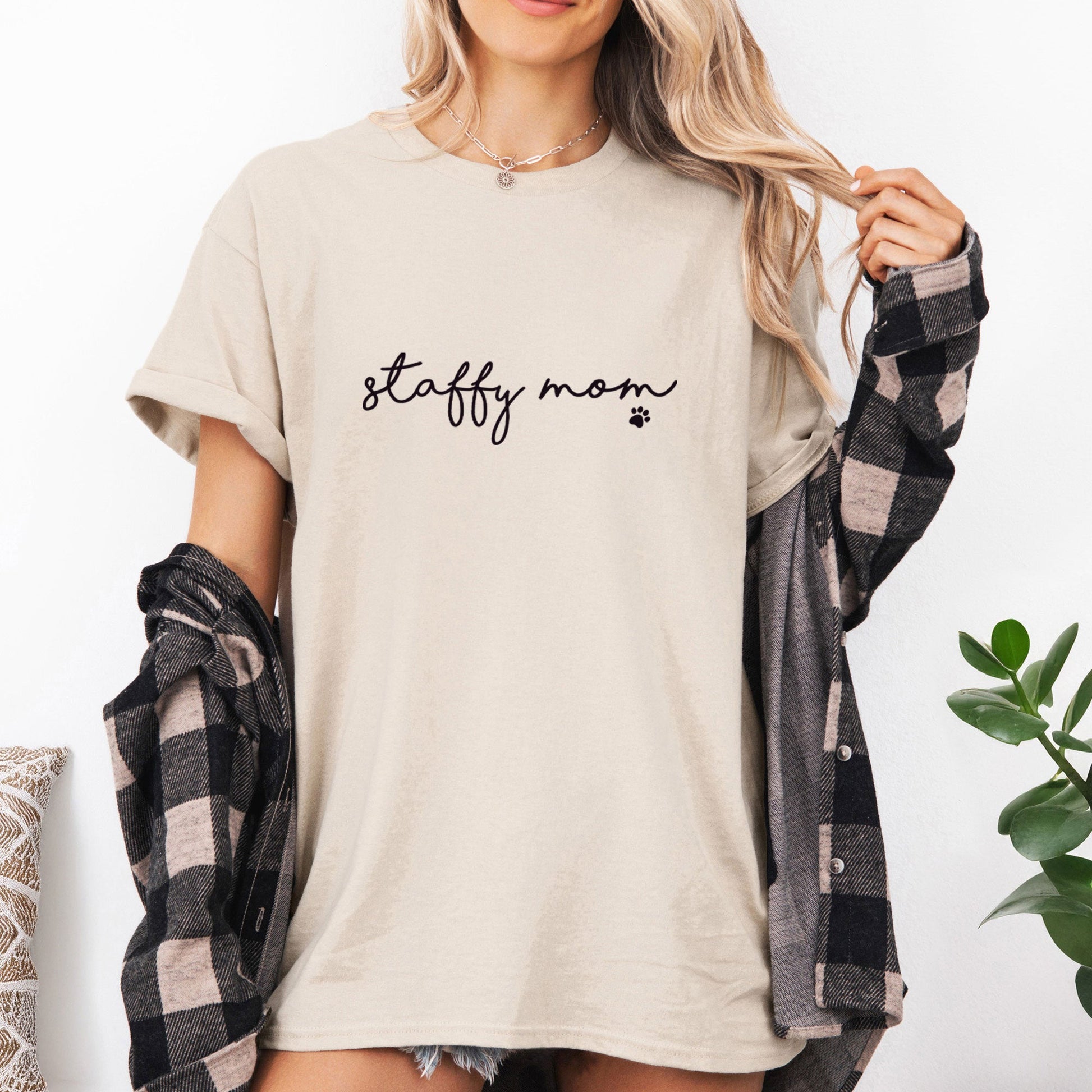Staffy Mom Shirt - Hi Doggi
