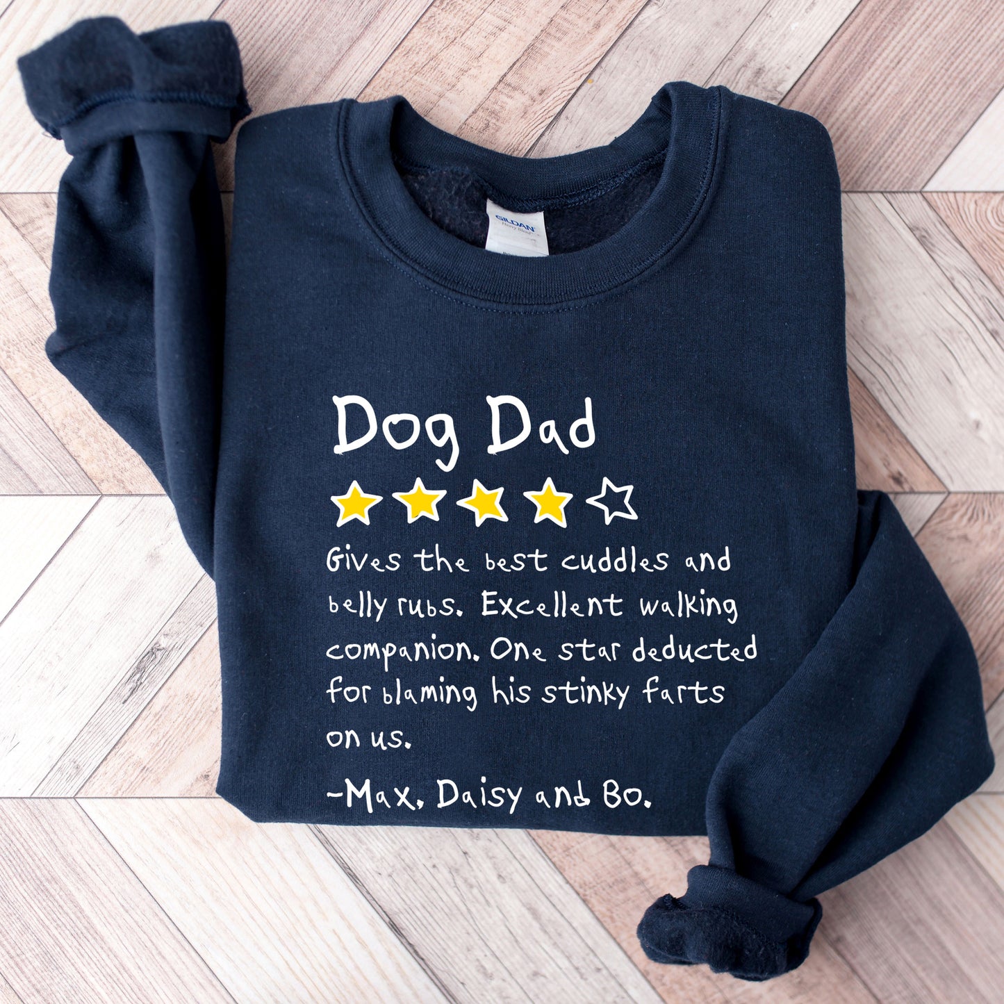 Dog Dad Review Sweatshirt