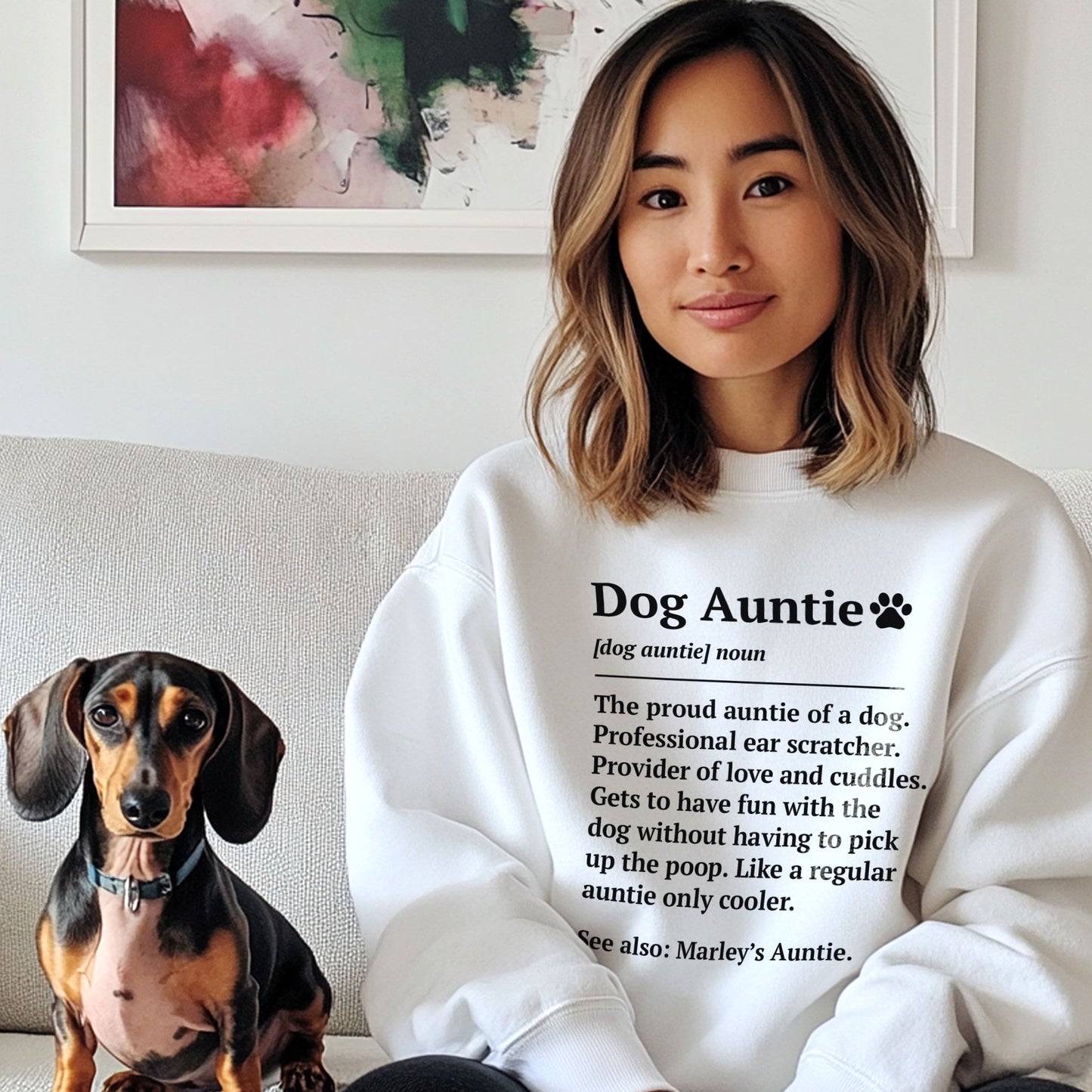 Dog Aunt/Auntie Definition Sweatshirt