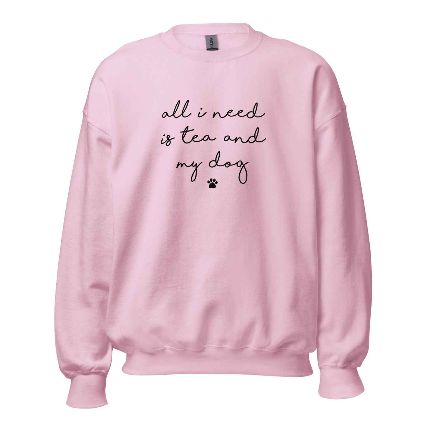 Tea and my Dog Sweatshirt - Hi Doggi