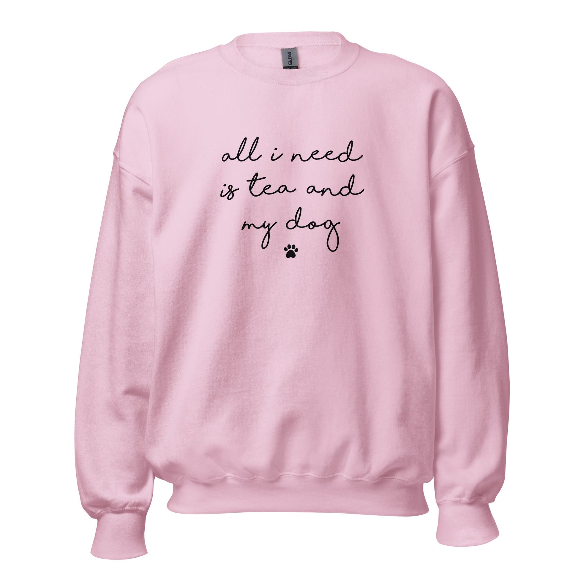 Tea and my Dog Sweatshirt - Hi Doggi