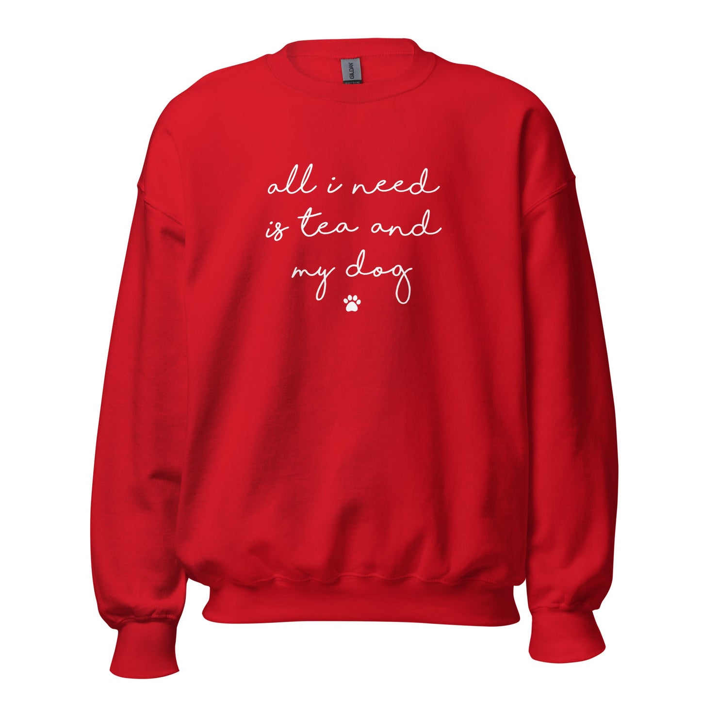 Tea and my Dog Sweatshirt - Hi Doggi