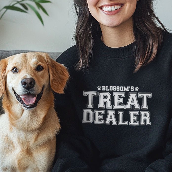 Treat Dealer Custom Sweatshirt - Hi Doggi