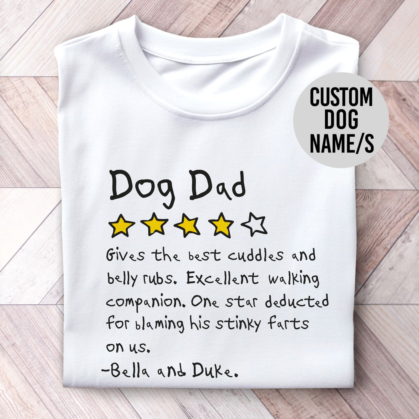 Dog Dad Review Shirt