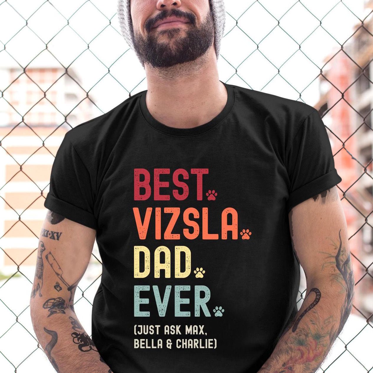 Vizsla Dad Just Ask Shirt - Hi Doggi