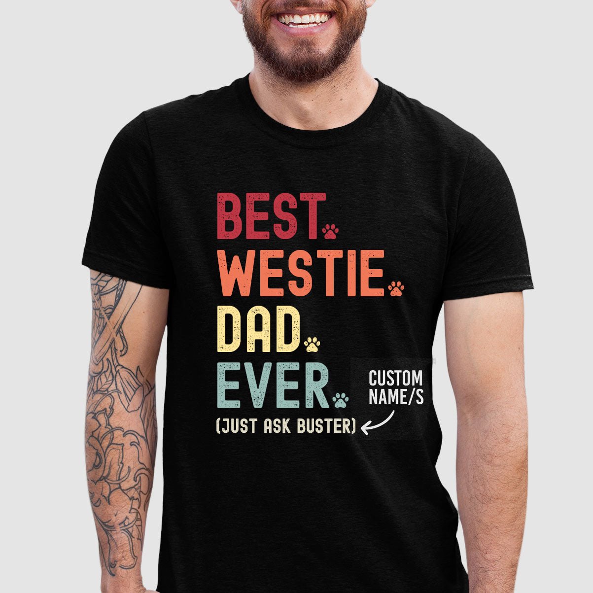 Westie Dad Just Ask Shirt - Hi Doggi