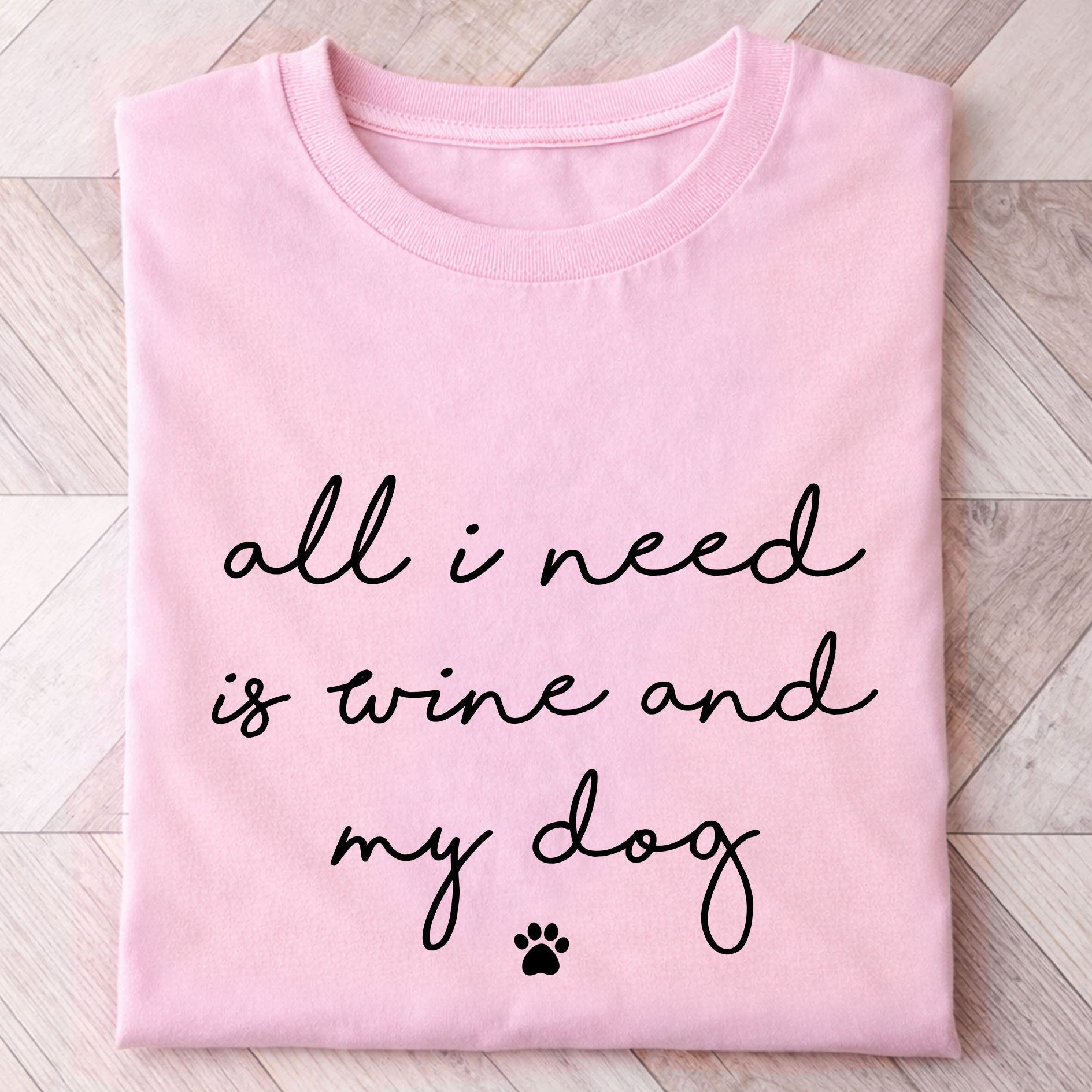 Wine and My Dog Shirt - Hi Doggi