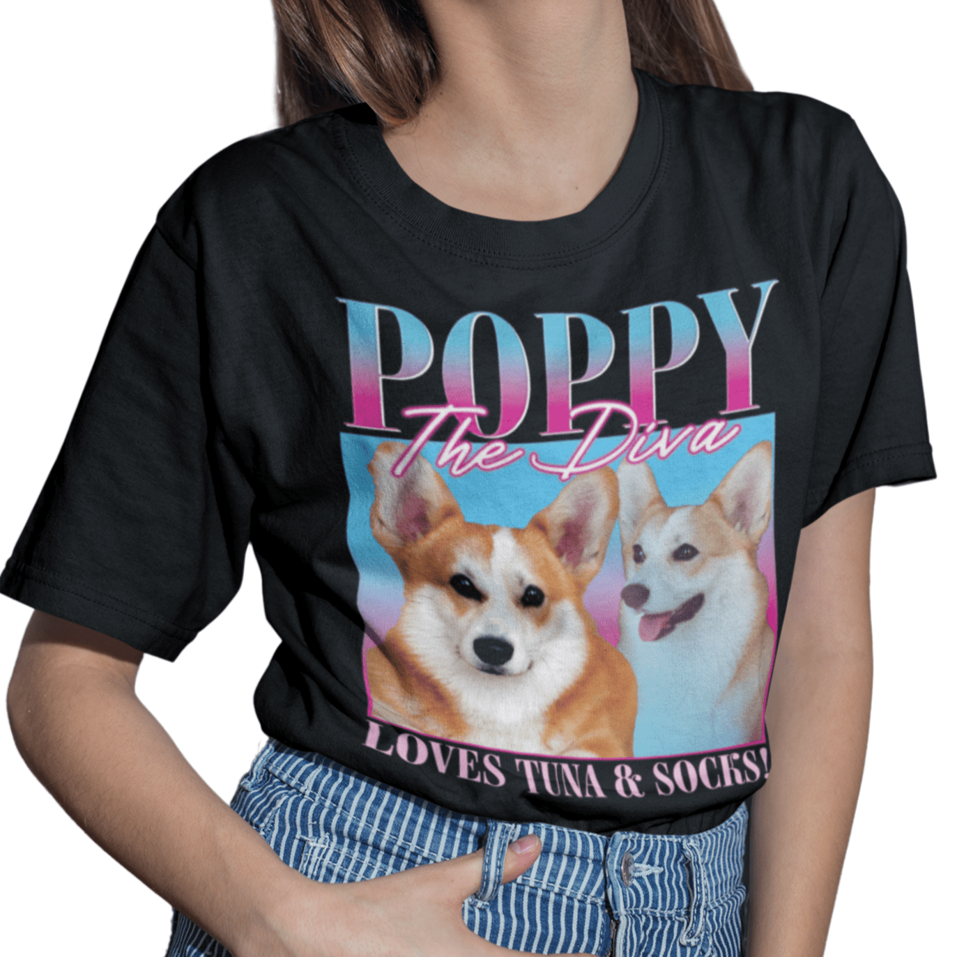 90s Style Custom Shirt - Hi Doggi