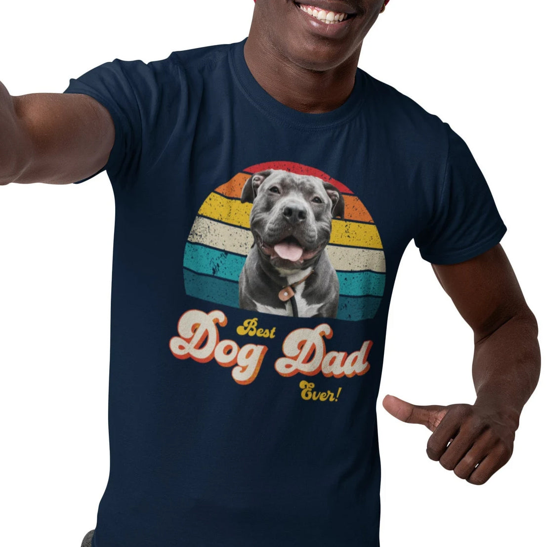 Dog Dad Photo Retro Shirt