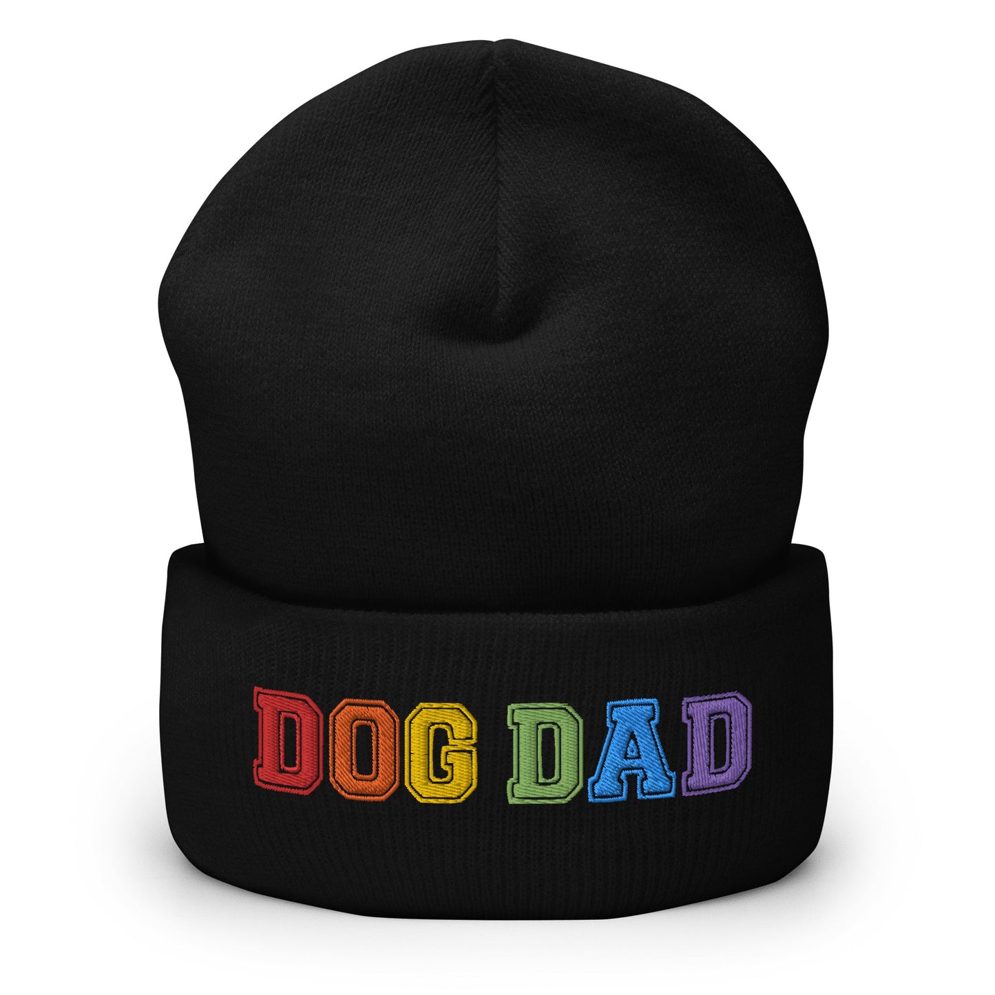 Dog Dad Rainbow Beanie - Hi Doggi