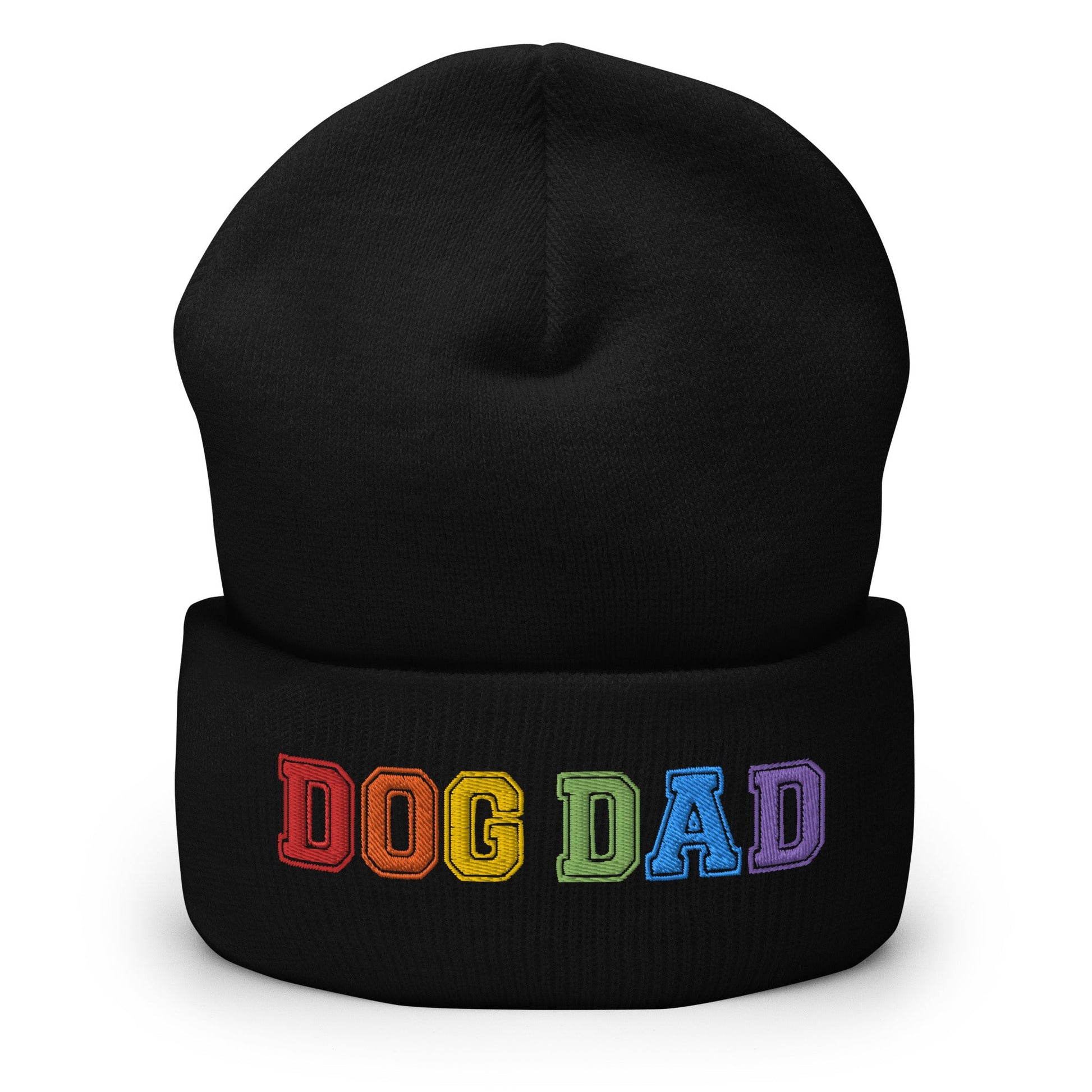 Dog Dad Rainbow Beanie - Hi Doggi