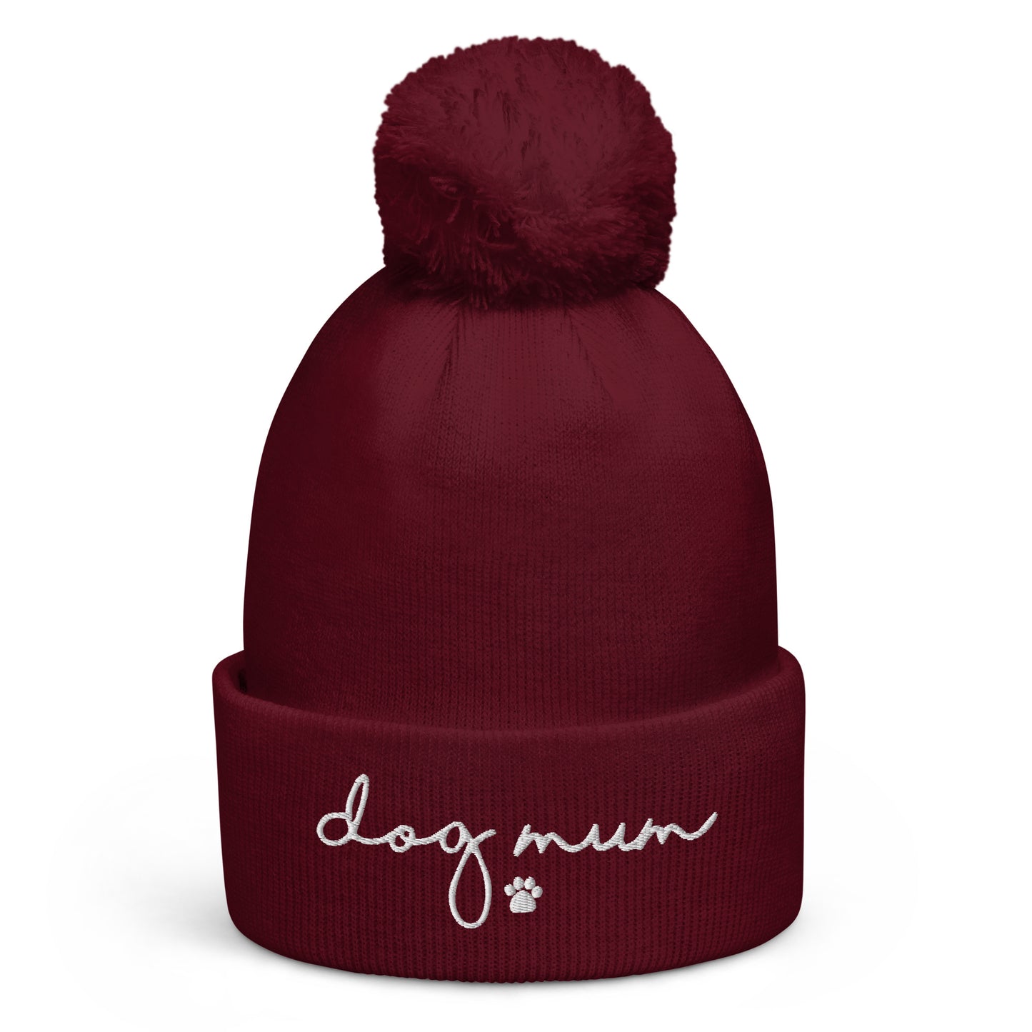 Dog Mum Pom Pom Beanie